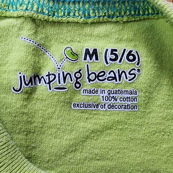 Jumping Beans Lime Green Monster Truck "Crush King" T-Shirt Size 5/6 - Picture 6 of 8